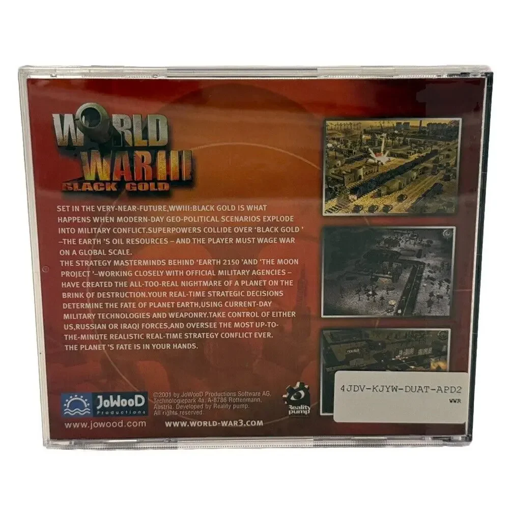 World War III Black Gold PC Game - Preowned - Complete in Original Box